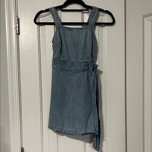 Sincerely Jules Light Blue Smocked Denim Top